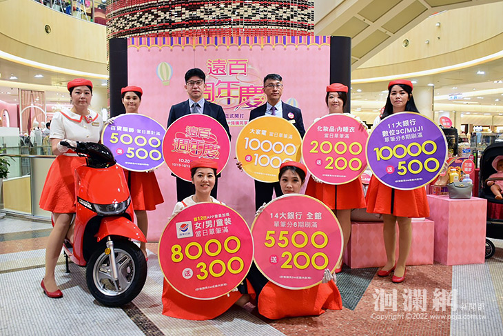 週年慶爽抽兩台車！遠百花蓮重磅回饋19%