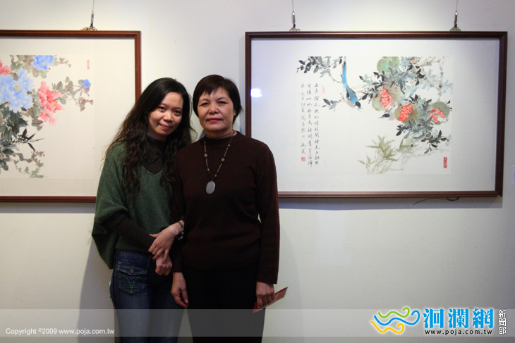 溫花蓮、徐庭瑤母女聯展