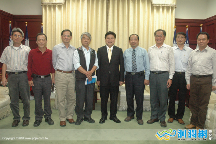 經濟部水利署第九河川局局長陳重隆拜會花蓮縣政
