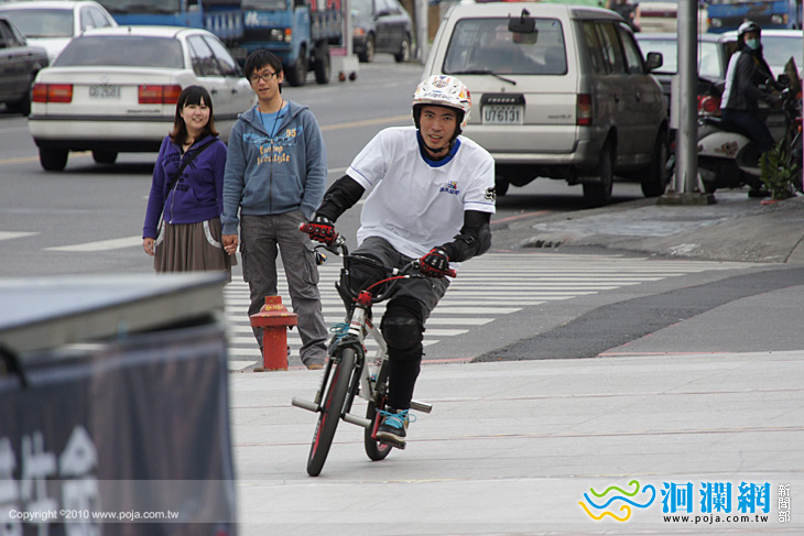 單車表演及花蓮縣警局交通宣導表演