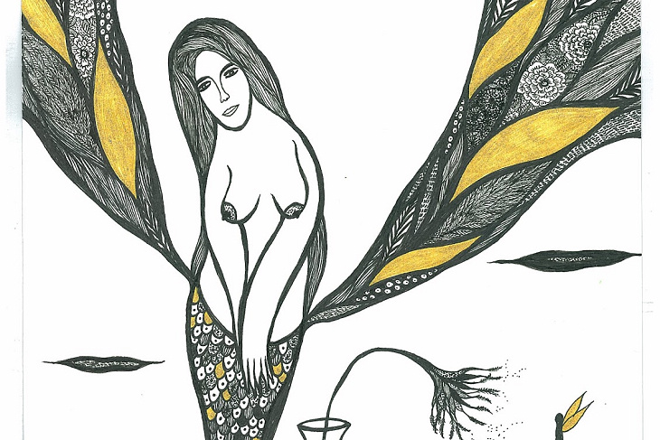 〈靈魂的蔓延〉阿緹蓉詩、畫和音樂的表演‏