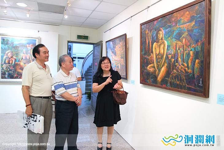 江美惠淡彩濃情．西畫展．今起展出