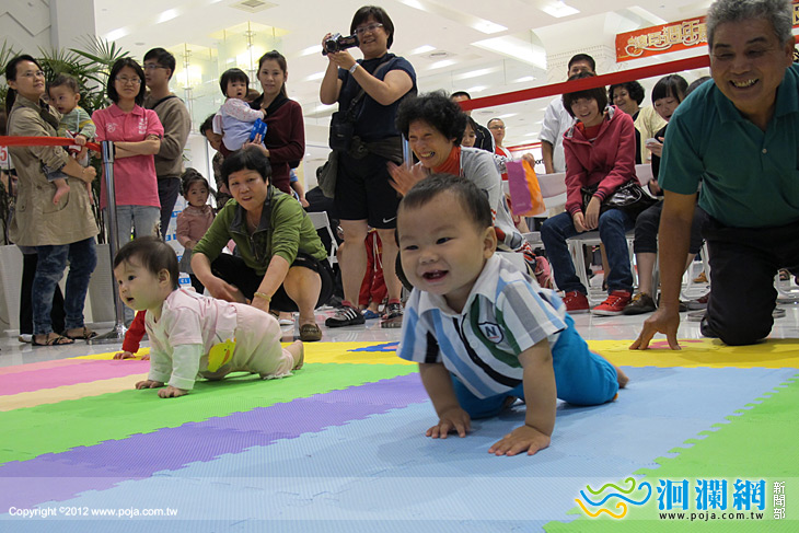 花蓮遠百寶寶爬行比賽星期天登場