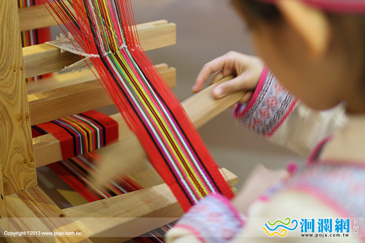 佳民國小創意編織太魯閣遊客中心展出