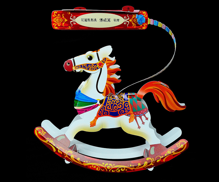 文化局「逍遙馬」小提燈供民眾索取