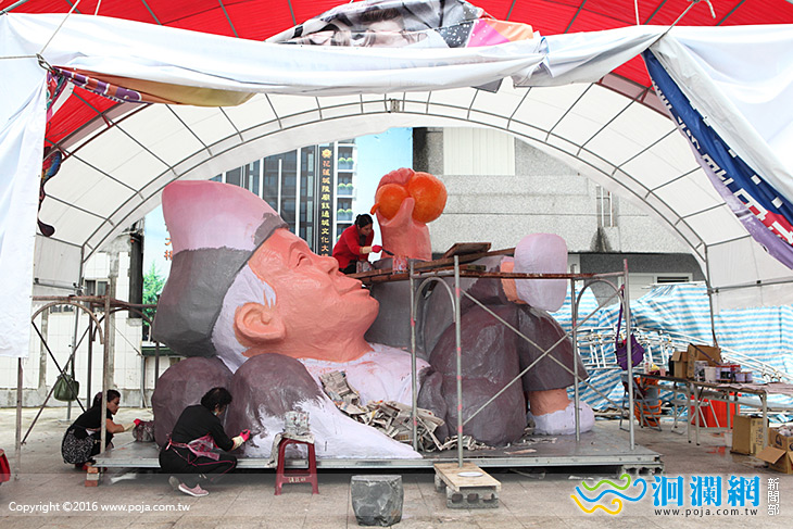 10/22漫畫嘉年華踩街，9大偶緊鑼密鼓製作中