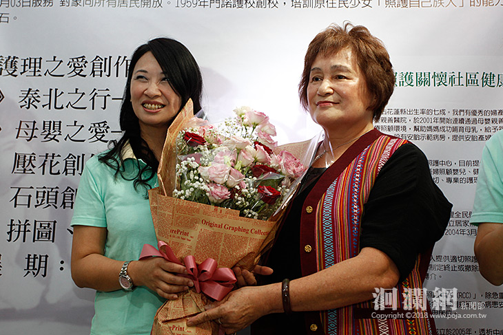 門諾白衣天使創作展，與社區長輩慶護師節