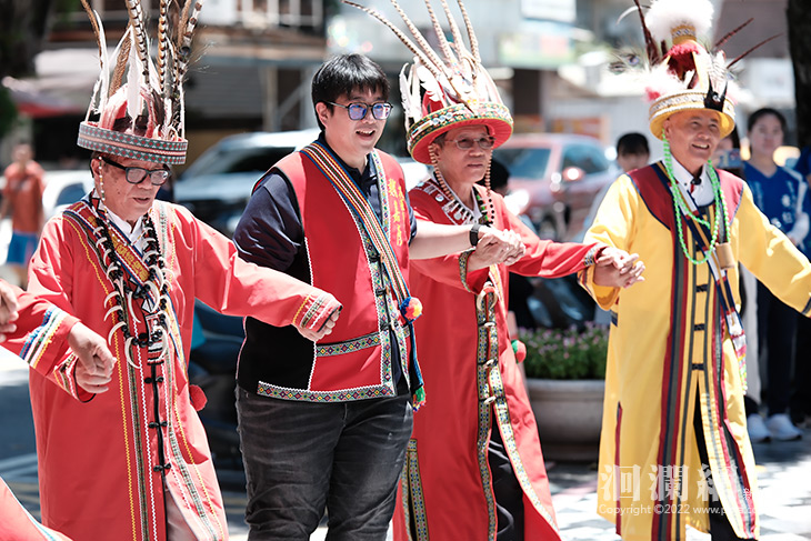 花蓮市部落豐年祭即將登場 魏嘉彥熱情迎接部落