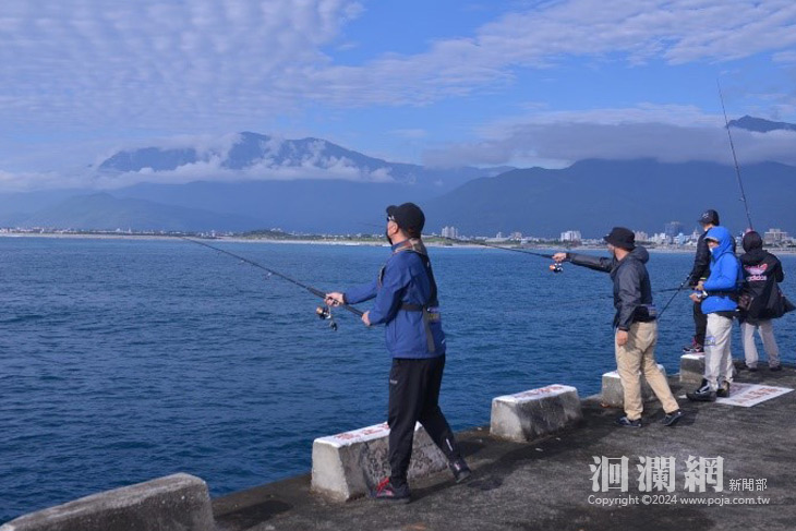 花蓮港6/1起恢復開放東堤釣魚活動