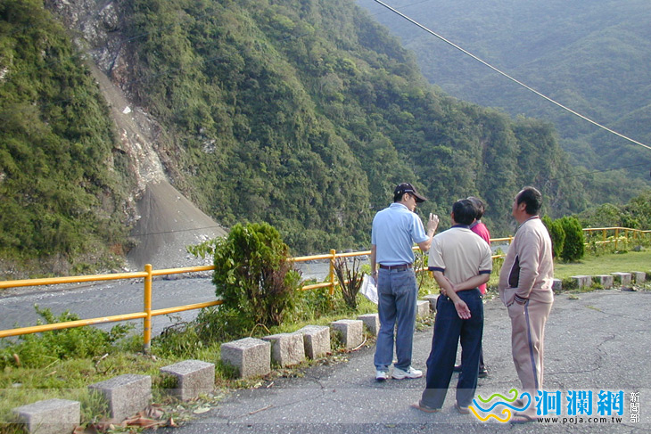 銅門砂土崩落並未形成堰塞湖 無危險 請放心