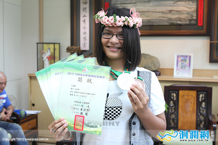 田市長嘉勉參加全國身心障礙運動會佳績選手