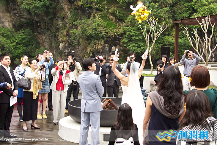 太魯閣晶英酒店推出峽谷婚宴專案