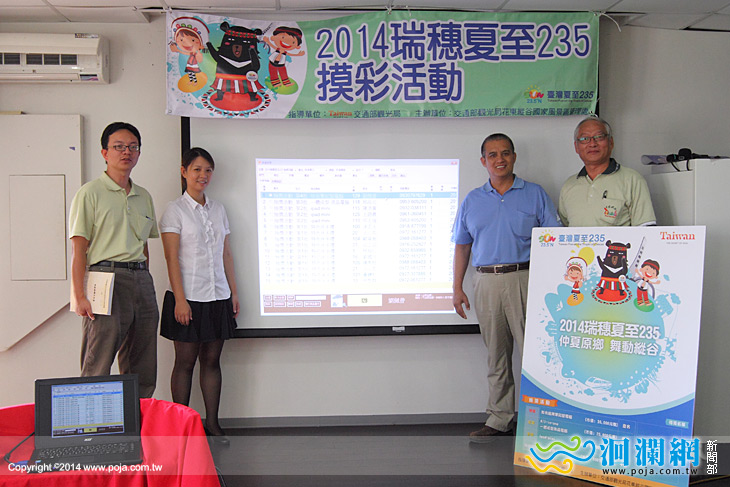 2014夏遊縱谷抽好禮活動今抽出幸運兒