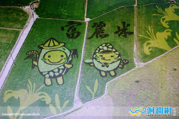 富里鄉稻田彩繪豋場