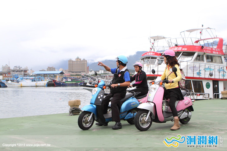 觀光低碳小旅行，向日廣場電動機車好方便
