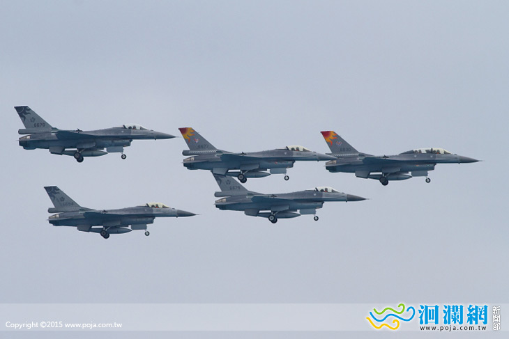元旦F16戰機衝場預演精彩，民眾大呼過癮