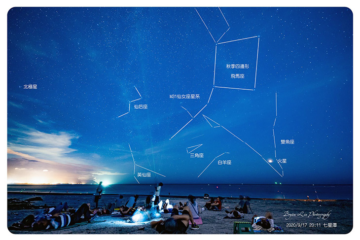 花蓮四季六大天文系列活動，山海星光精品慢遊