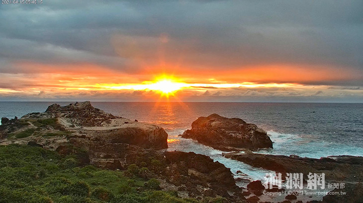 花蓮海岸線第一支4k高解析即時影像系統啟用，世界