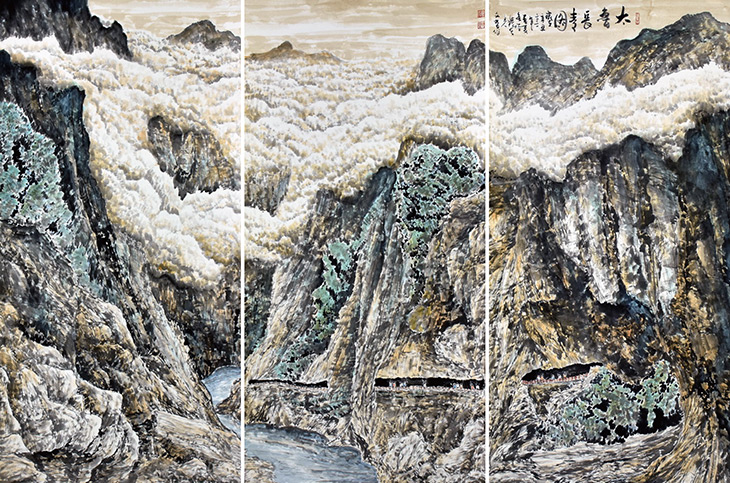 太魯墨韻筆花香－顏文堂水墨創作展太魯閣遊客中心