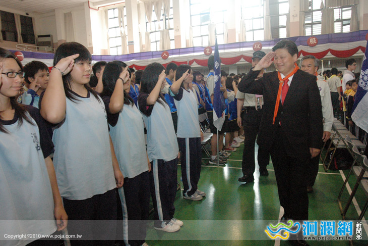 99年童軍節大會暨聯團活動6日在花蓮高中舉行