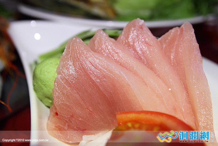 冬季限定 白旗魚生魚片，鮮魚火鍋