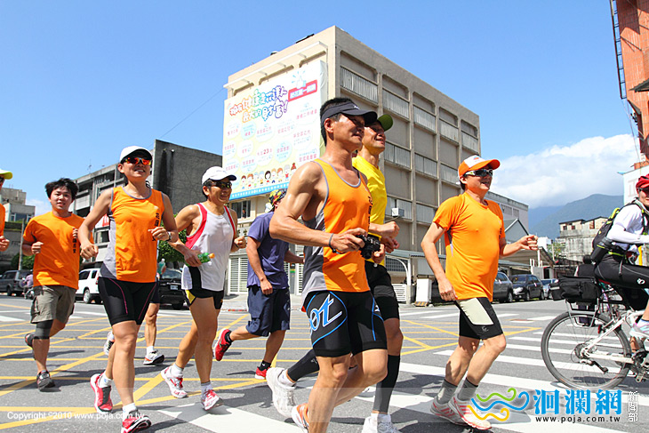 環台感恩長跑13天關家良一今抵花蓮
