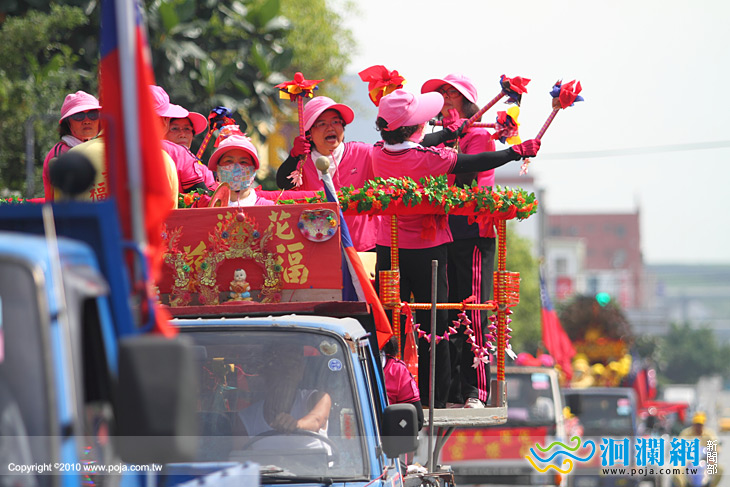 媽祖聖誕花蓮市福慈宮舉行媽祖遶境