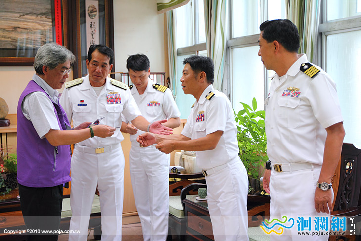 海軍敦睦遠航訓練支隊支隊長拜會花蓮市長