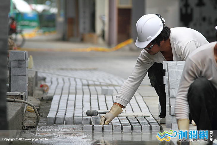 大禹街鋪面改善工程月底將完工