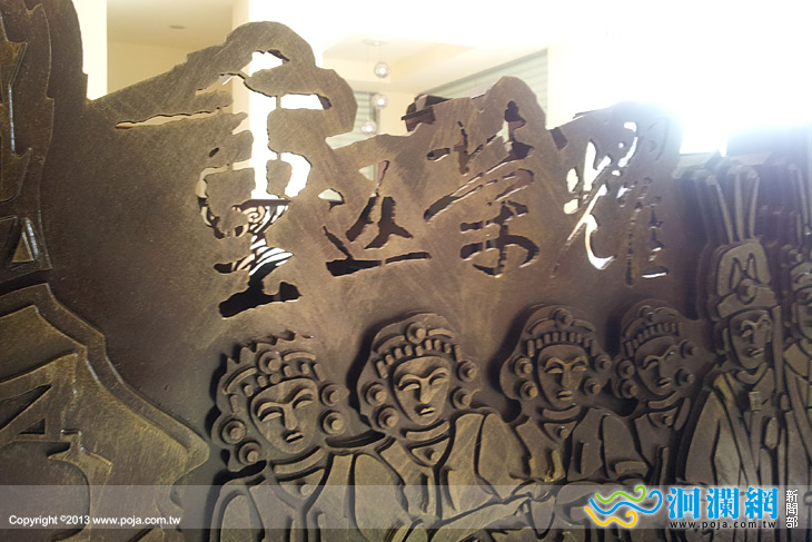 國福部落入口意象火神之子模型完成，族人先睹為快