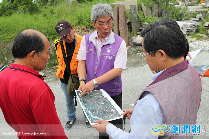 市長會勘新夏部落聯外道路鋪設案