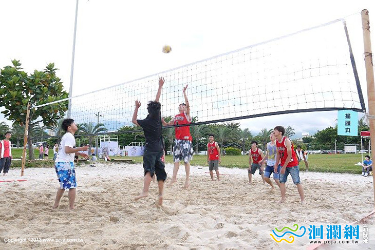 「閃亮沙灘球賽」8支隊伍北濱沙灘排較勁