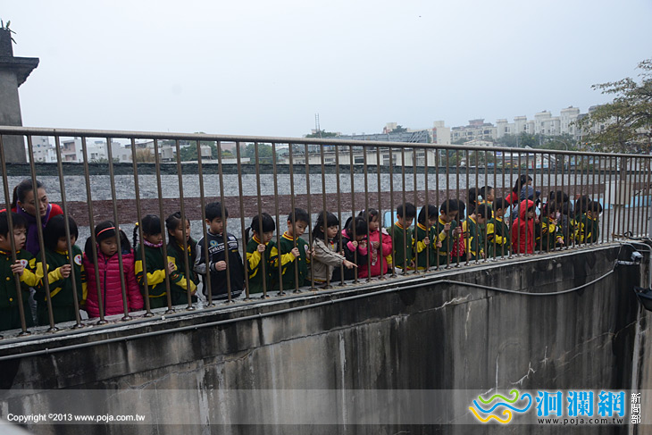 市幼小朋友參觀抽水站學習生態保育觀念