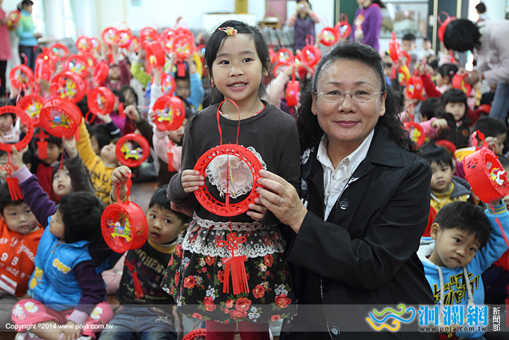 吉安鄉立幼兒園團拜過元宵