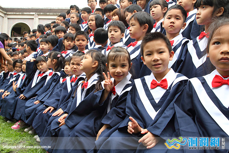 花蓮市幼今天拍攝畢業照
