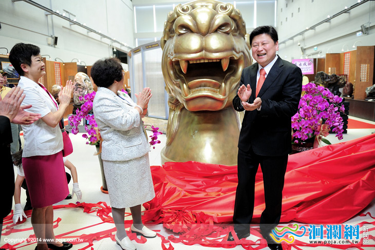 海峽兩岸賞石文化交流展，四件大型作品同步揭幕