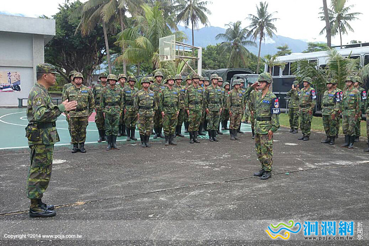 國軍派遣兵力進駐各鄉鎮，執行防救災整備任務