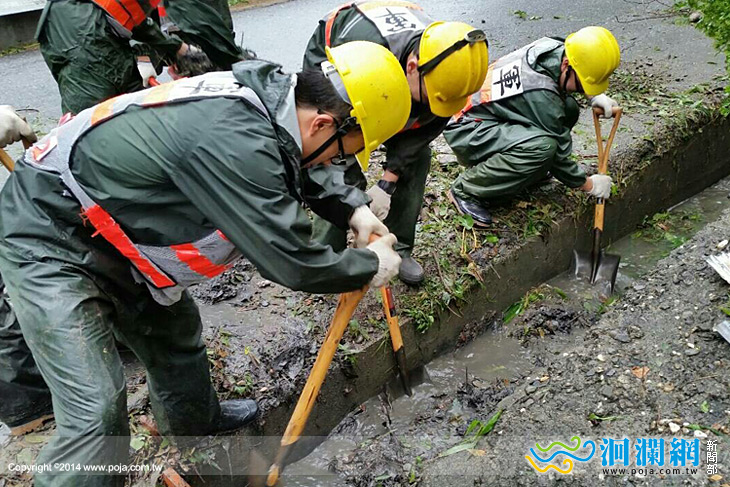 花防部積極投入救災，有效安定民心