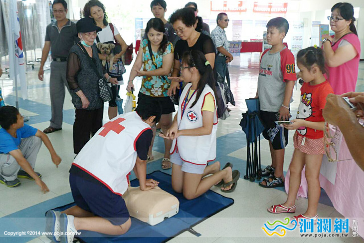 全民CPR+AED，紅十字會翱翔季設攤推廣