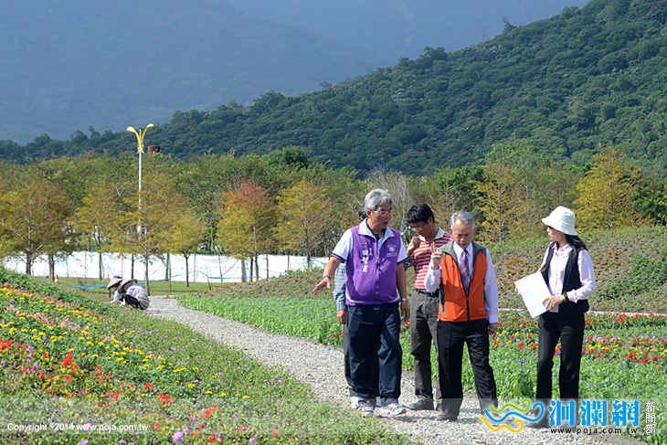 市公所與花蓮農會攜手合作，提升國福花海造景