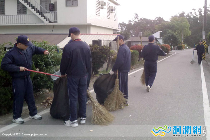 響應國家清潔週活動，岸巡參與社區掃街