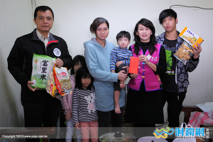 市公所贈急難救助金，協助張女一家度難關