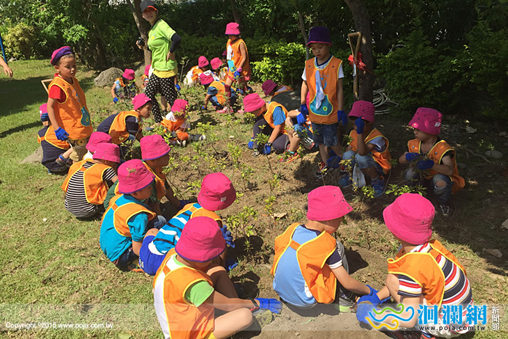康樂社區與新城鄉幼兒園傳承植樹造林呵護台灣