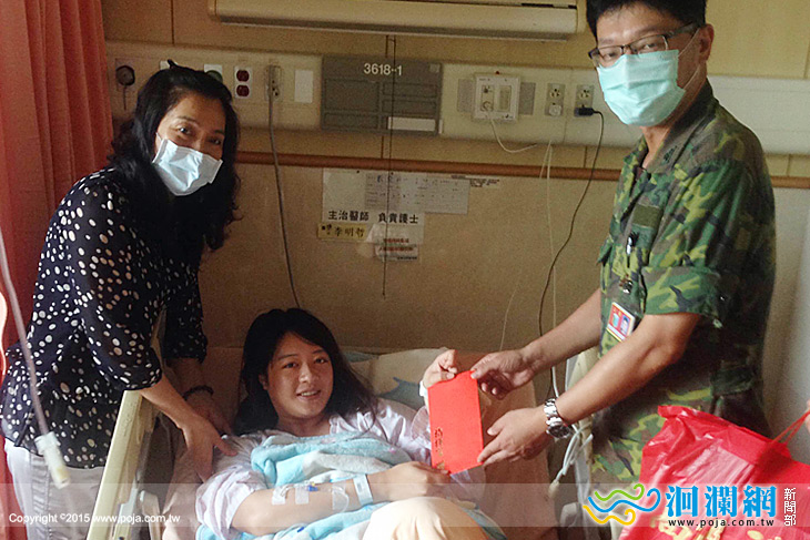 不忍父親因病所苦花防部女中士捐腎