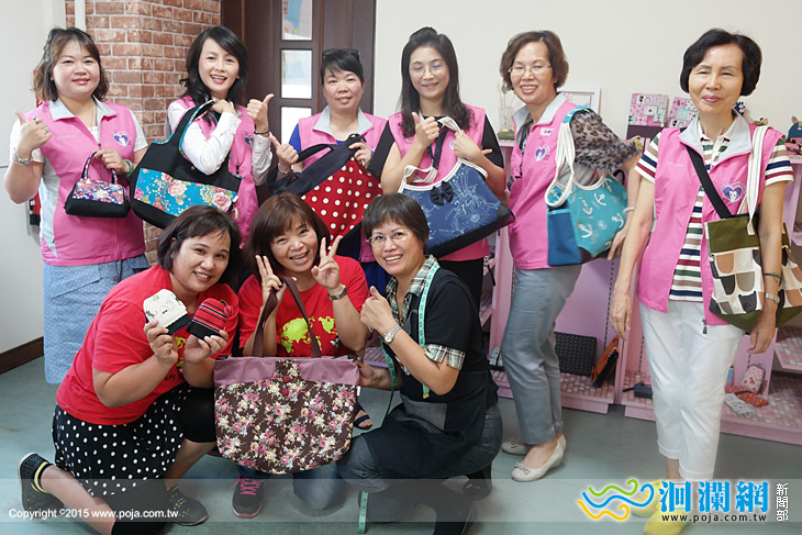 繡上名字的專屬包包婦女成長關懷協會行動鼓勵家