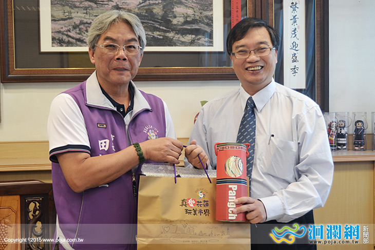 新任花蓮港務分公司總經理駱傳孝拜訪市公所