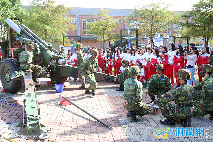 全民國防教育宣導，花防部走入校園募兵