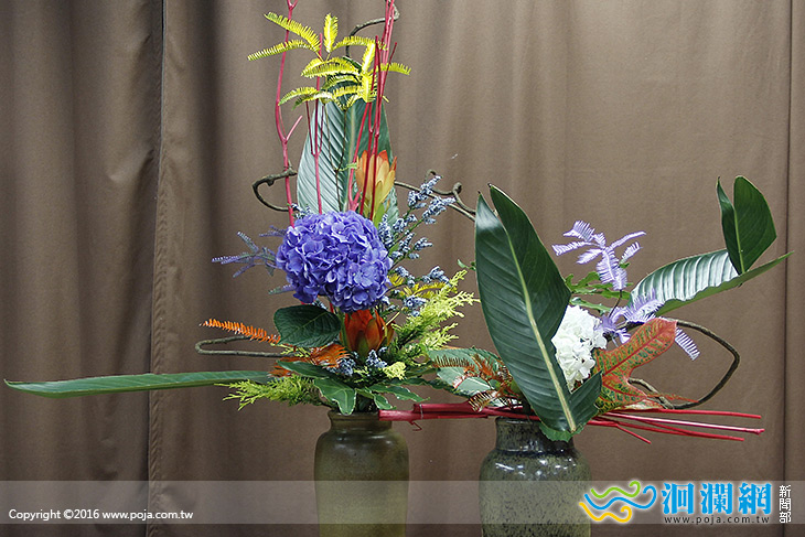 中華花藝協會年度插花展 遷想妙得 3/6松園開幕