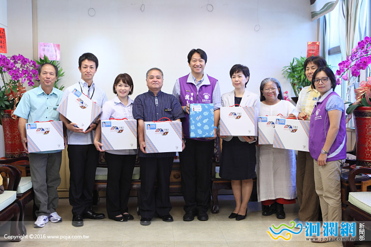 日本與那國姊妹市傳統工藝師拜訪花蓮市長