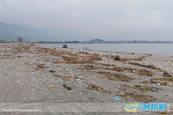 豪雨特報發布!南濱至化仁海堤海灘漂流木21日起